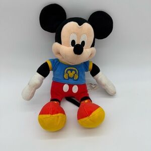 Disney Mickey Mouse Clubhouse Music Plush Toy Red Yellow Stuffed Animal *Works*